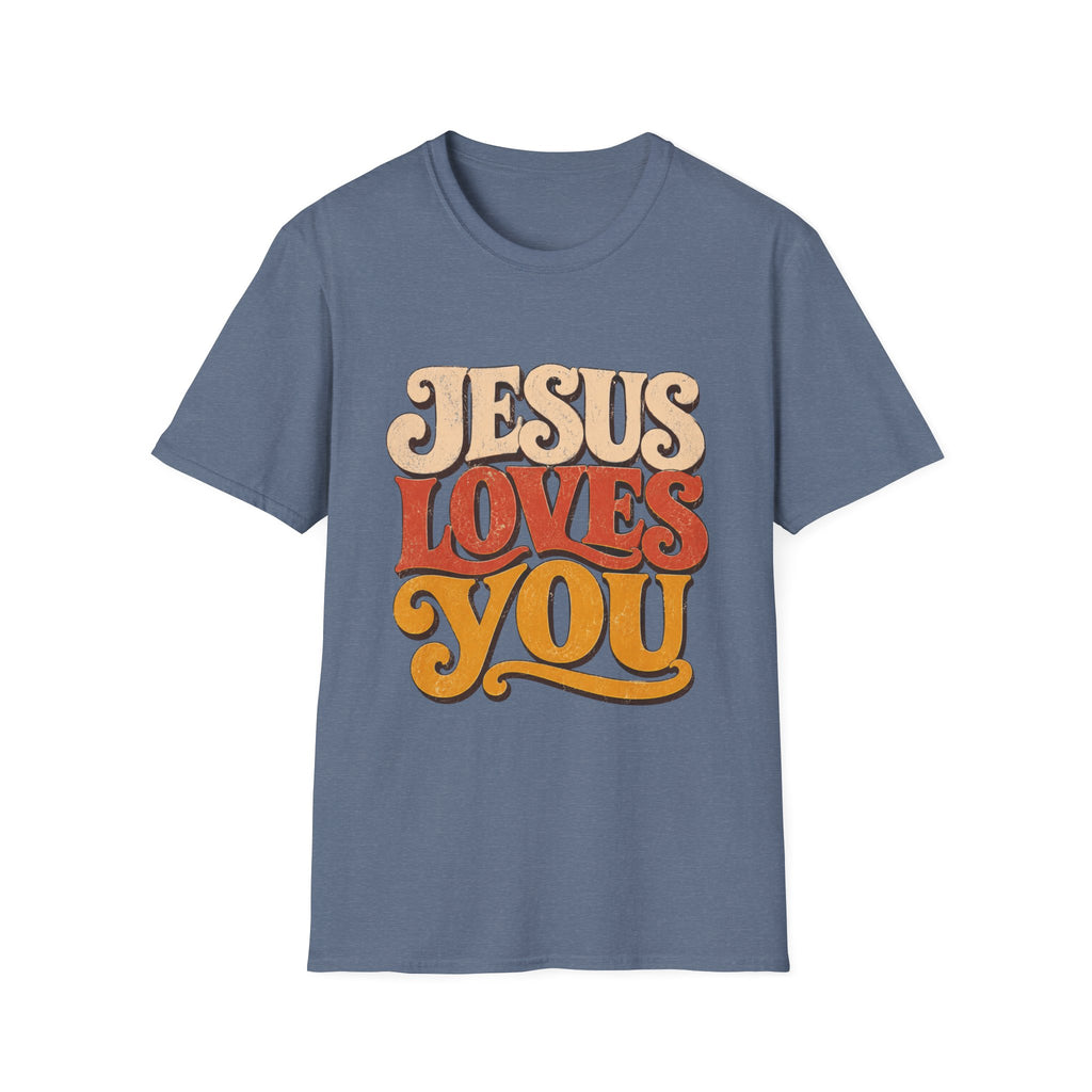 Jesus Loves You 70s T-Shirt