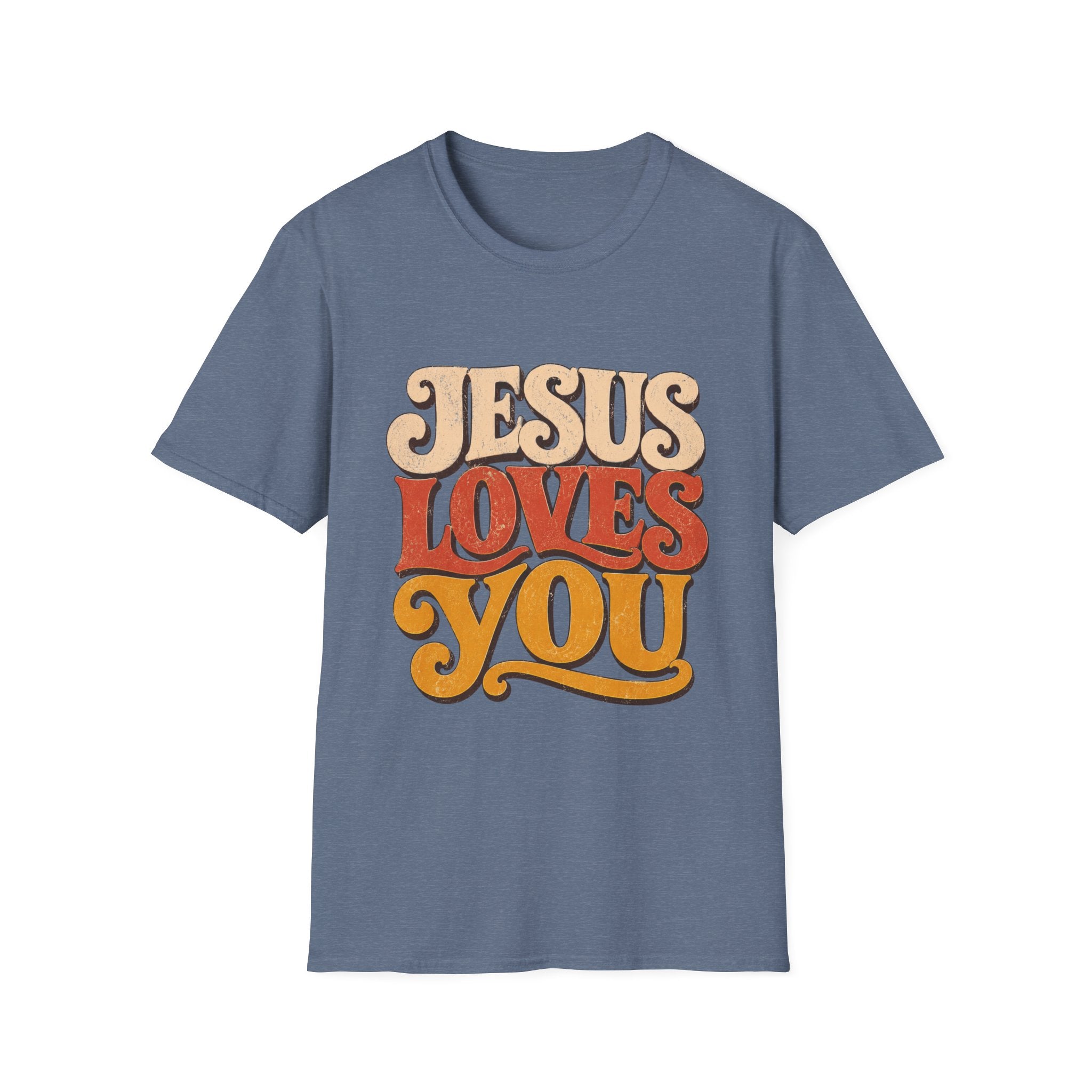 Jesus Loves You 70s T-Shirt